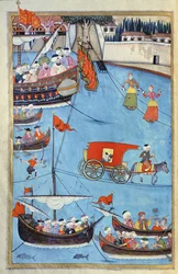 TSM A.3593 Nautisch festival voor Sultan Ahmed III (1673-1736) uit 